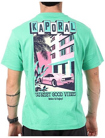 T-Shirt Kaporal TYSONE Verde para Homem