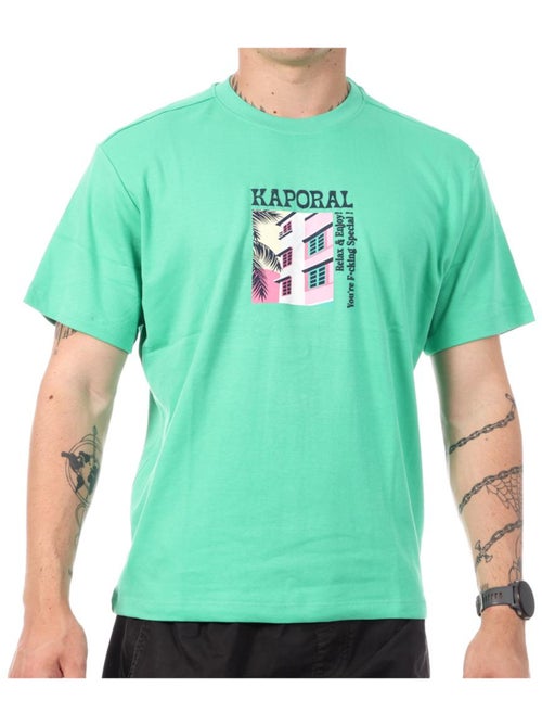 T-Shirt Kaporal TYSONE Verde para Homem - Kiabi T-Shirt Kaporal TYSONE Verde para Homem - Kiabi