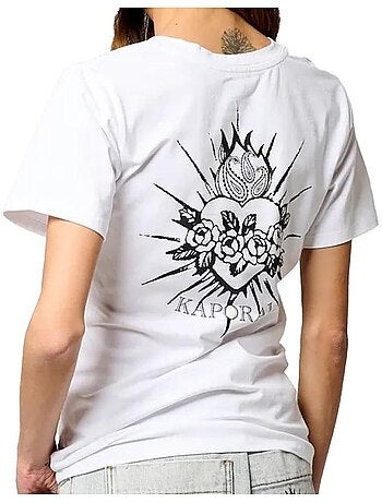 T-Shirt Kaporal VALM Branco para Mulher