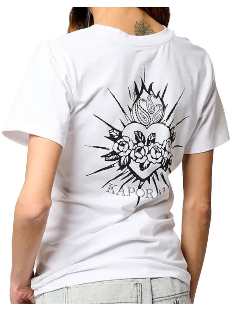 T-Shirt Kaporal VALM Branco para Mulher Branco - Kiabi