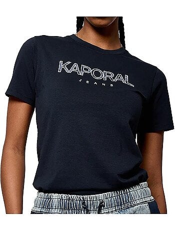 T-Shirt Kaporal Vapore Preto para Mulher