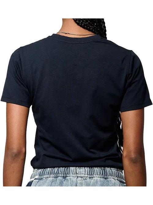 T-Shirt Kaporal Vapore Preto para Mulher - Kiabi T-Shirt Kaporal Vapore Preto para Mulher - Kiabi