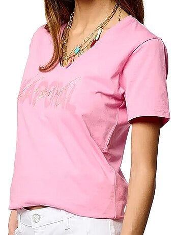 T-shirt Kaporal VASICE Rosa para Mulher