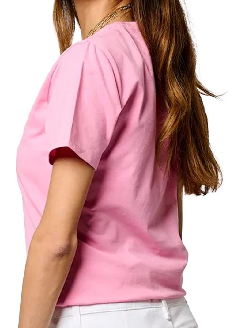 T-shirt Kaporal VASICE Rosa para Mulher Rosa - Kiabi