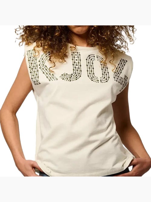 T-shirt Kaporal VOLVE Bege para Mulher - Kiabi T-shirt Kaporal VOLVE Bege para Mulher - Kiabi