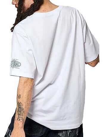 T-shirt Kaporal VORTOH para Homem Branco/Azul-Marinho