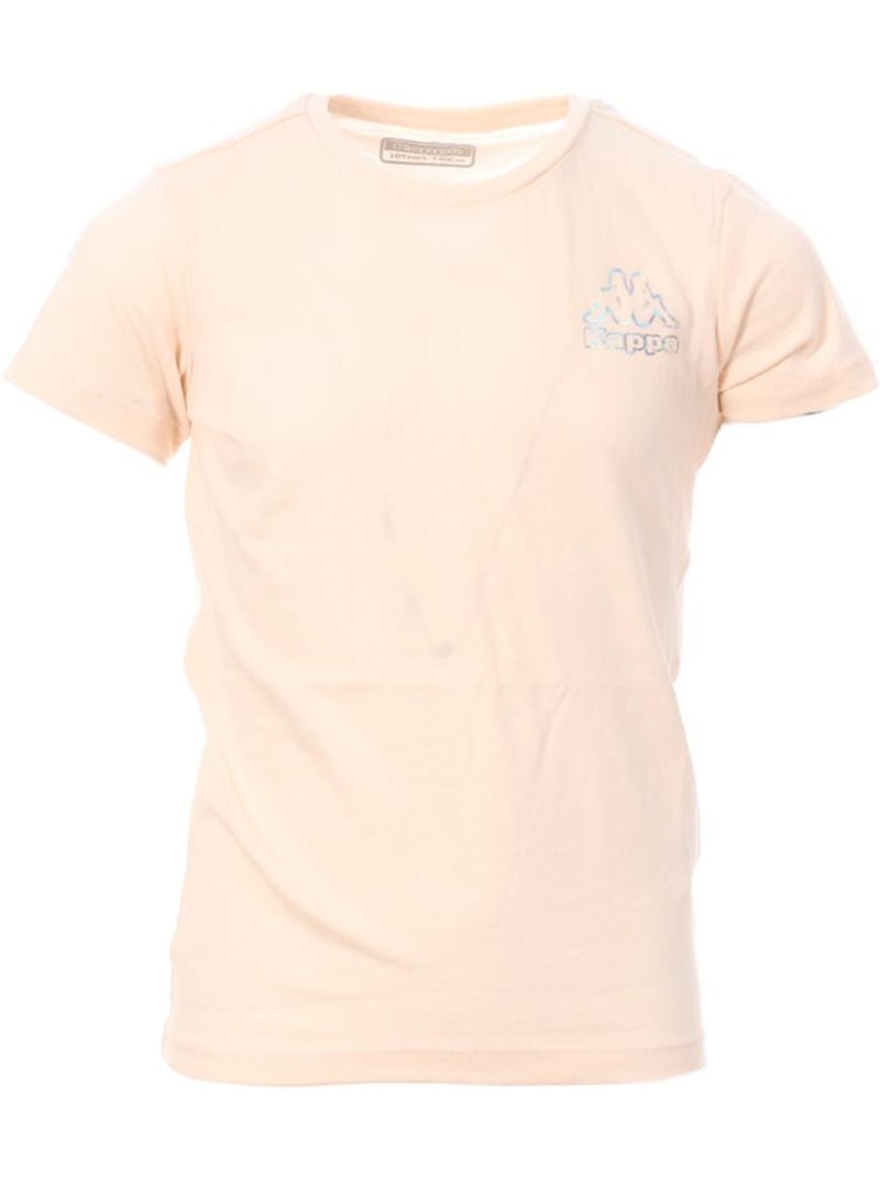 T-shirt kappa kiemma rosa claro para menina Pêssego - Kiabi