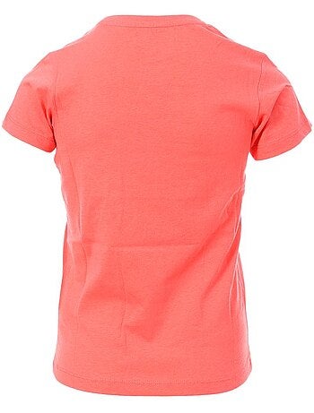 T-shirt kappa kiemma rosa claro para menina