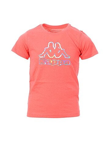 T-shirt kappa kiepa rosa para menina