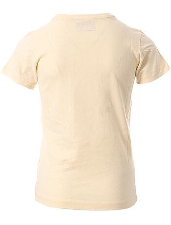 T-shirt Kappa Korali Amarelo para Menina