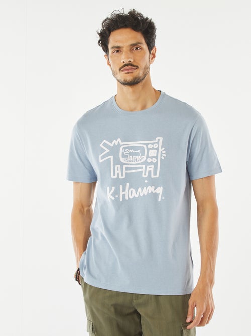 T-shirt 'Keith Haring' de manga curta - Kiabi