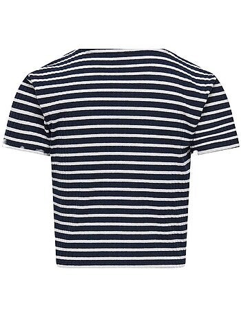 T-shirt Kognella para Menina ONLY em Azul-Marinho e Branco