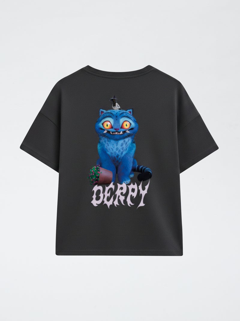 T-shirt 'KPop Demon Hunters' Preto - Kiabi
