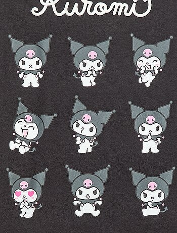 T-shirt 'Kuromi' de manga comprida