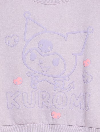 T-shirt 'Kuromi' de manga comprida