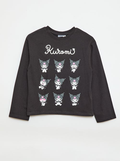 T-shirt 'Kuromi' de mangas compridas - Kiabi