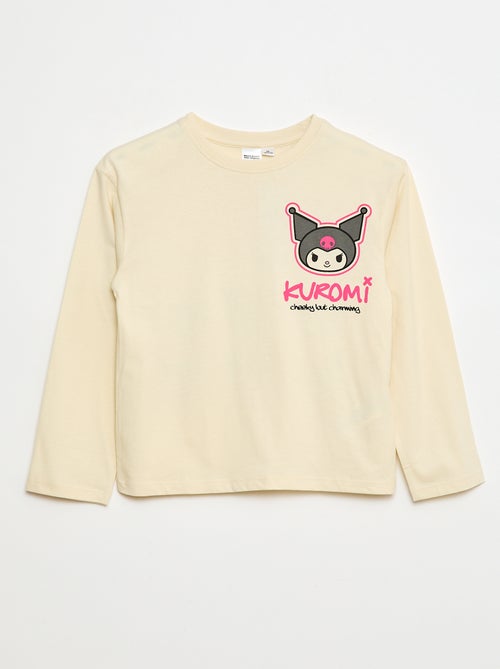 T-shirt 'Kuromi' 'Hellokitty&friends' em jersey de algodão - Kiabi