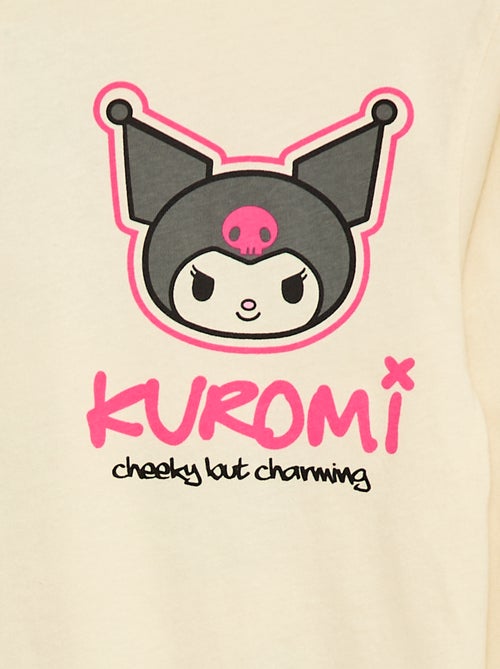 T-shirt 'Kuromi' 'Hellokitty&friends' em jersey de algodão - Kiabi