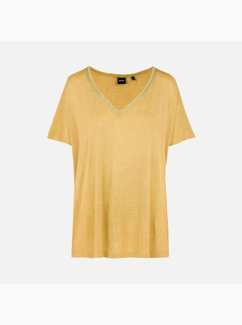 T-Shirt LADY Kaporal Laranja para Mulher - Kiabi