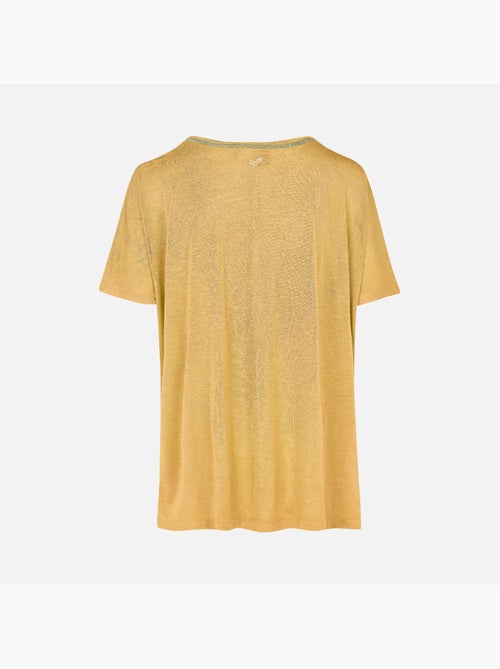 T-Shirt LADY Kaporal Laranja para Mulher - Kiabi