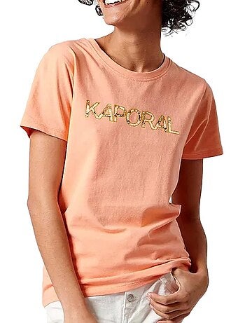 T-shirt Laranja Feminina Kaporal FANJOE