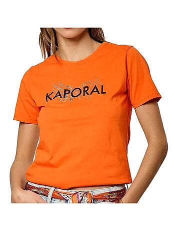 T-shirt Laranja Kaporal ELOAE para Mulher