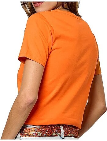 T-shirt Laranja Kaporal ELOAE para Mulher