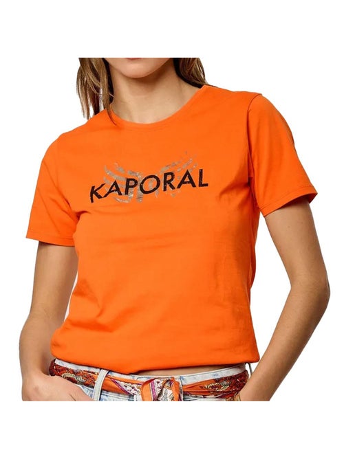 T-shirt Laranja Kaporal ELOAE para Mulher - Kiabi T-shirt Laranja Kaporal ELOAE para Mulher - Kiabi
