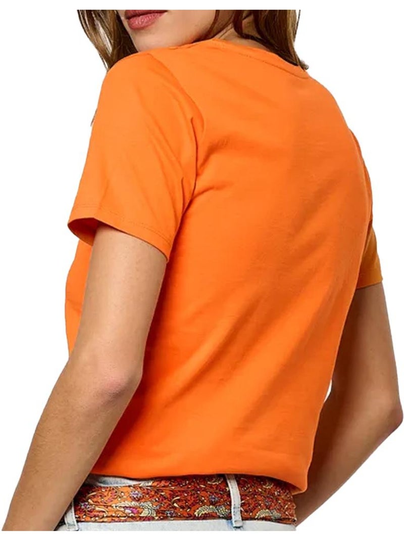 T-shirt Laranja Kaporal ELOAE para Mulher Laranja - Kiabi
