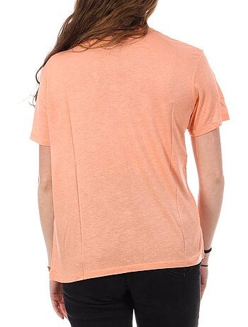 T-Shirt Laranja Kaporal FRANK para Mulher