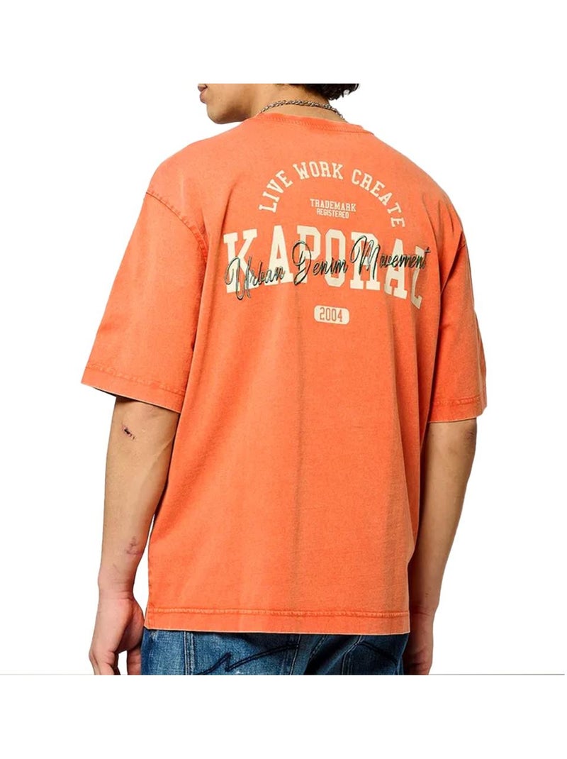 T-shirt laranja kaporal joey para homem Laranja - Kiabi