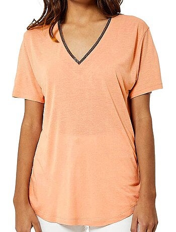 T-shirt Laranja Kaporal Jorixe para Mulher