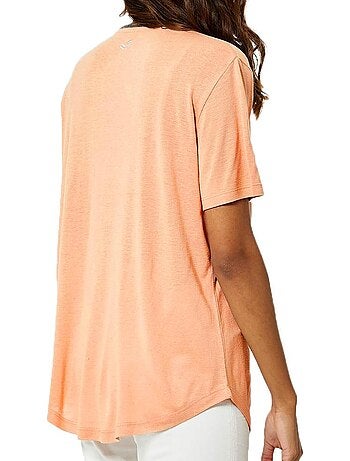 T-shirt laranja kaporal jorixe para mulher