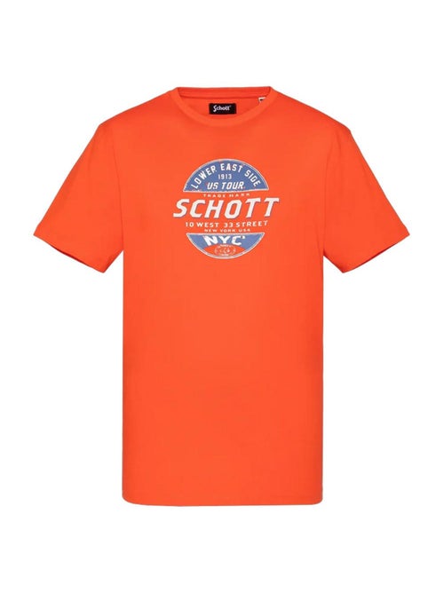 T-shirt laranja para homem schott tsustour - Kiabi T-shirt laranja para homem schott tsustour - Kiabi