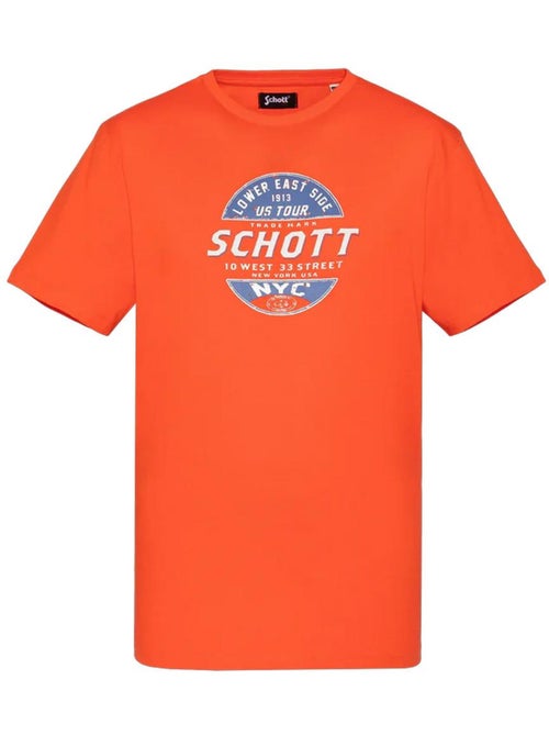 T-shirt laranja para homem schott tsustour - Kiabi T-shirt laranja para homem schott tsustour - Kiabi