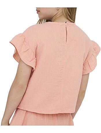 T-Shirt Laranja para Menina ONLY Kogthyra