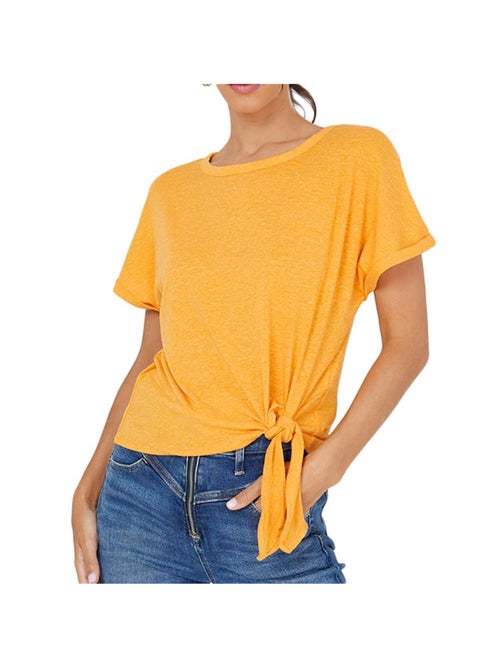 T-Shirt Laranja para Mulher Vero Moda Marijune - Kiabi T-Shirt Laranja para Mulher Vero Moda Marijune - Kiabi