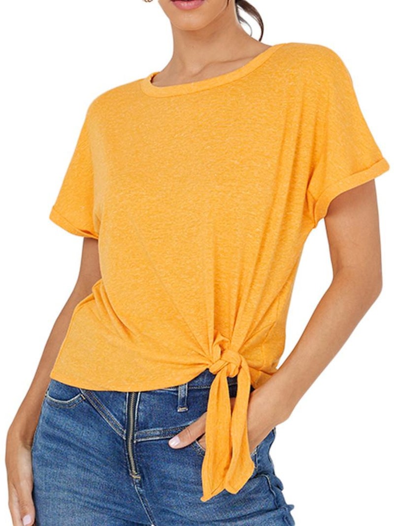 T-Shirt Laranja para Mulher Vero Moda Marijune Laranja - Kiabi
