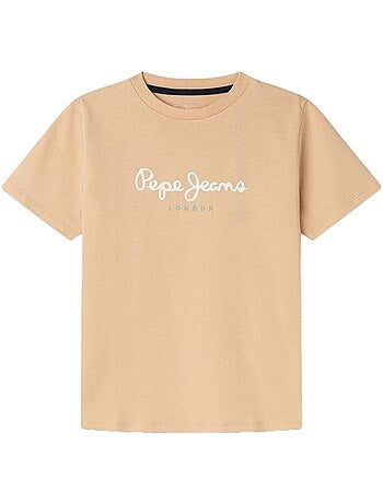 T-shirt Laranja para Rapaz Pepe Jeans New Art