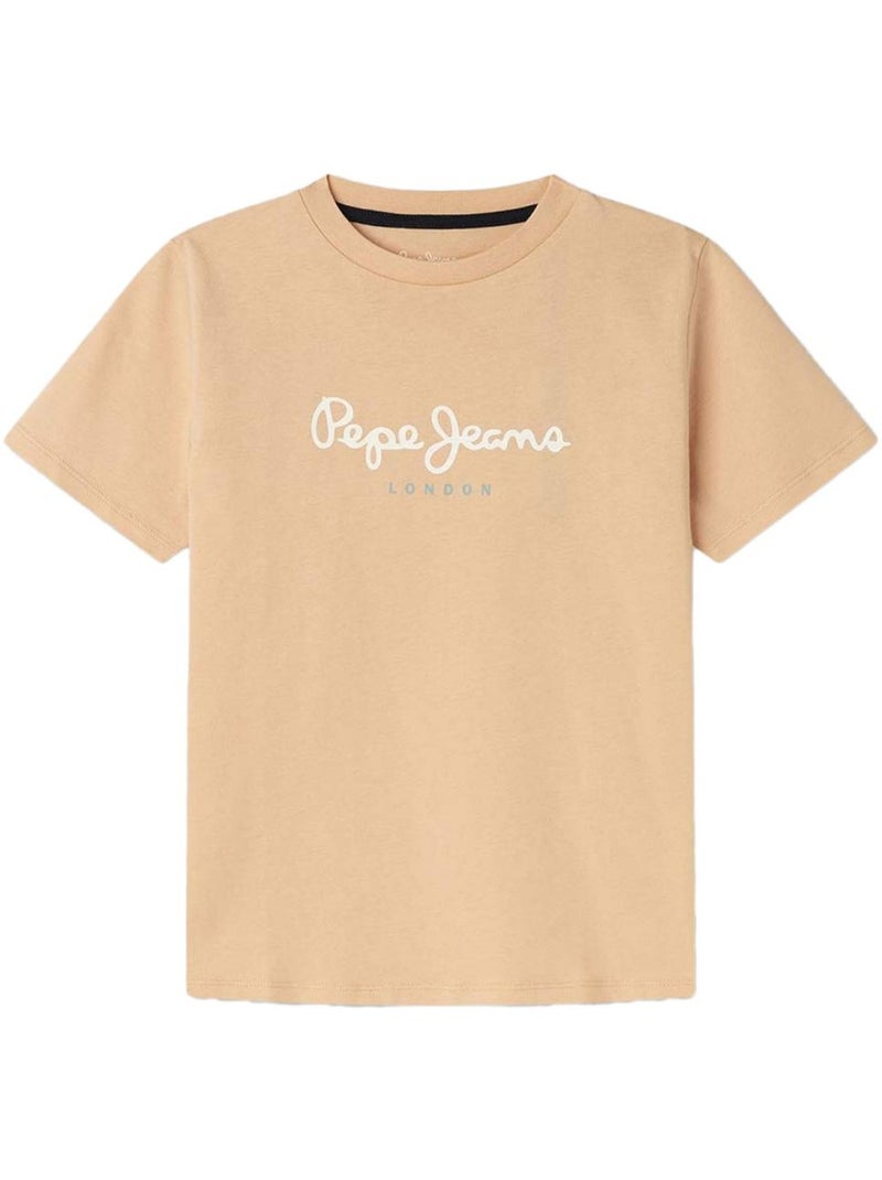 T-shirt Laranja para Rapaz Pepe Jeans New Art Laranja - Kiabi