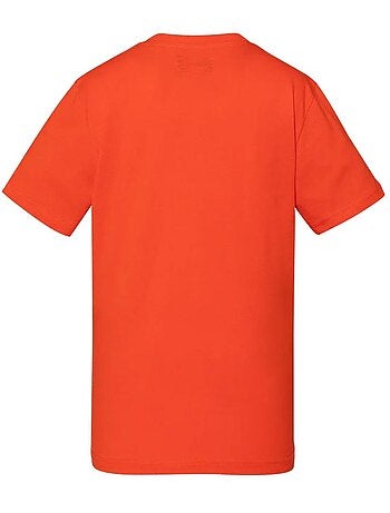 T-shirt laranja vintage para rapaz schott
