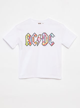 T-shirt larga 'ACDC'