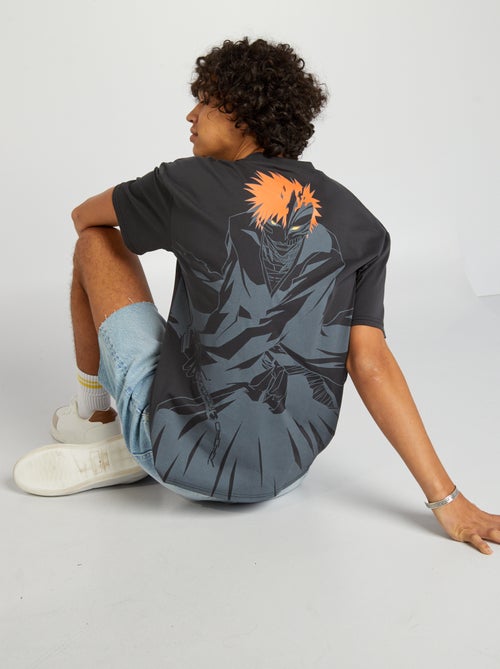 T-shirt larga 'Bleach' gola redonda - Kiabi