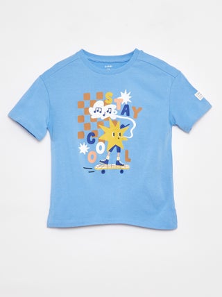 T-shirt larga com estampado Grafik Edition