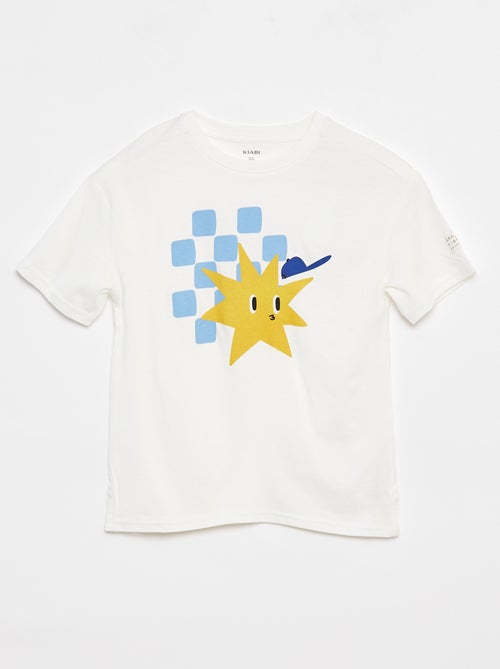 T-shirt larga com estampado Grafik Edition - Kiabi
