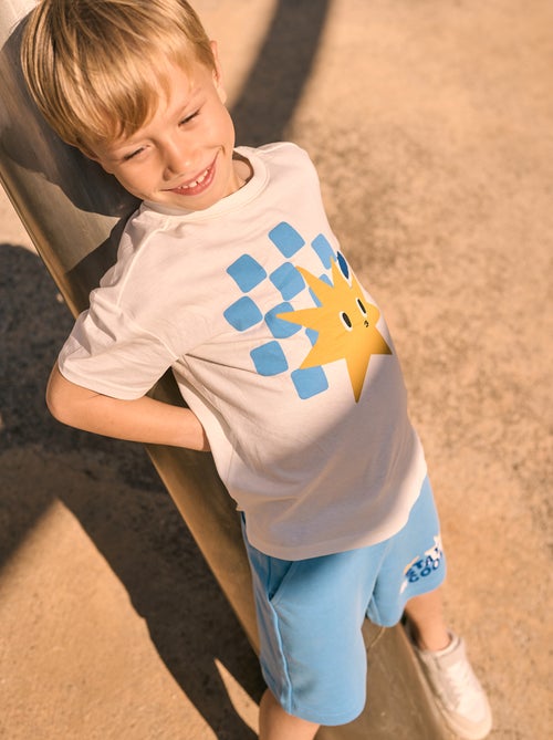 T-shirt larga com estampado Grafik Edition - Kiabi