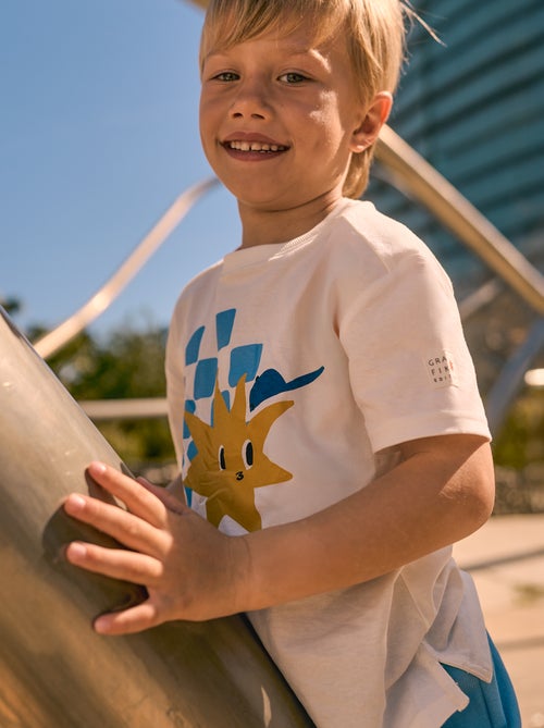 T-shirt larga com estampado Grafik Edition - Kiabi