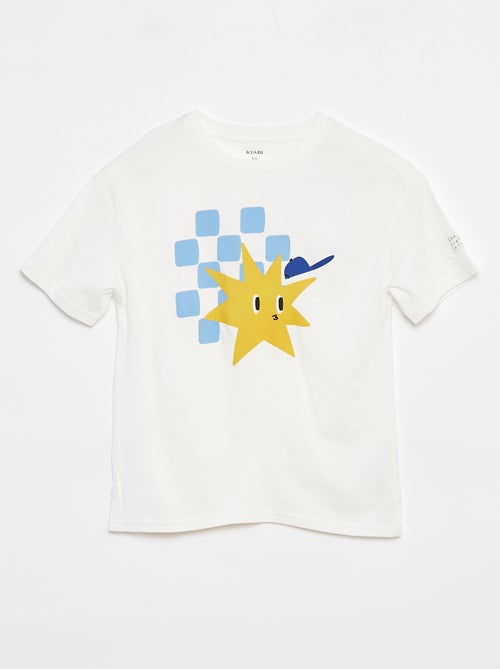 T-shirt larga com estampado Grafik Edition - Kiabi