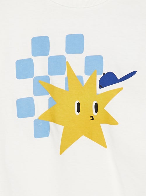 T-shirt larga com estampado Grafik Edition - Kiabi