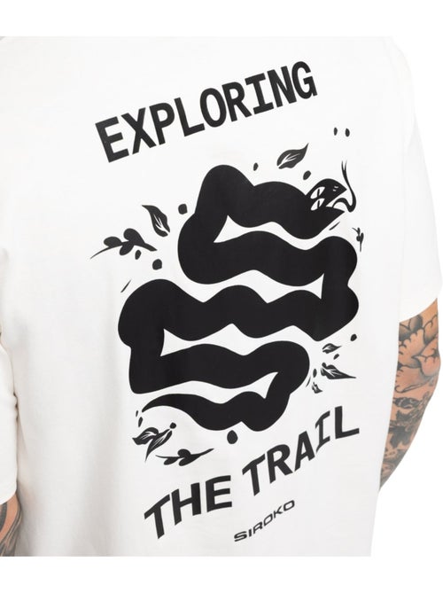 T-shirt larga de bikepacking para homem - Kiabi